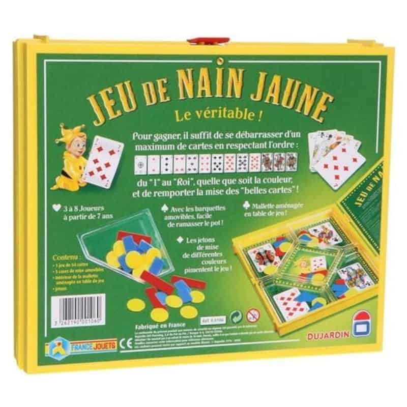 Dujardin - 106 - jeu de société - grand classique - nain jaune + cartes - Jeu  de stratégie - à la Fnac
