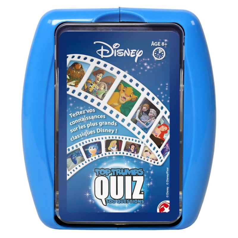 Boîte Grand Quiz Disney - 500 questions - 2 à 8 joueurs